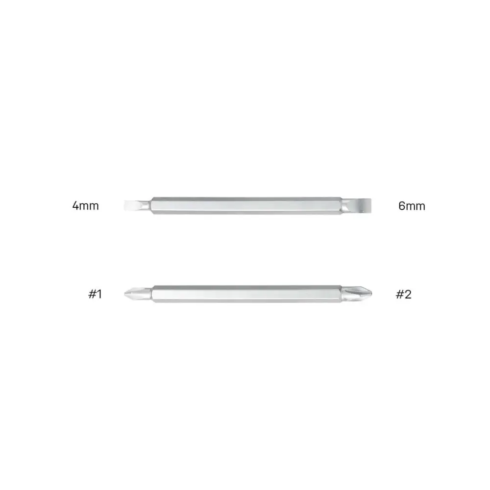 Topeak Quad Driver Phillips and Flat - Workshop Tool head screwdriver