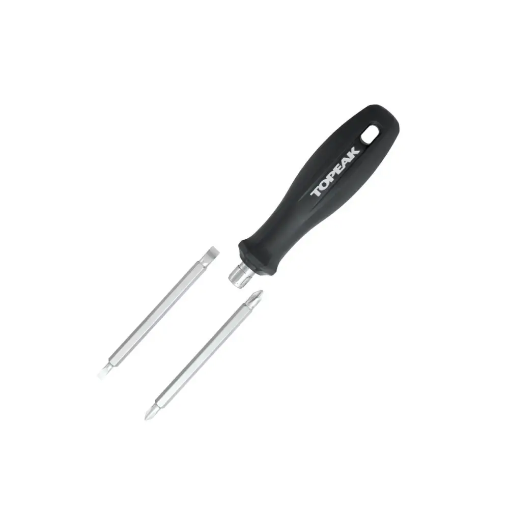 Topeak Quad Driver Phillips and Flat - Workshop Tool head screwdriver