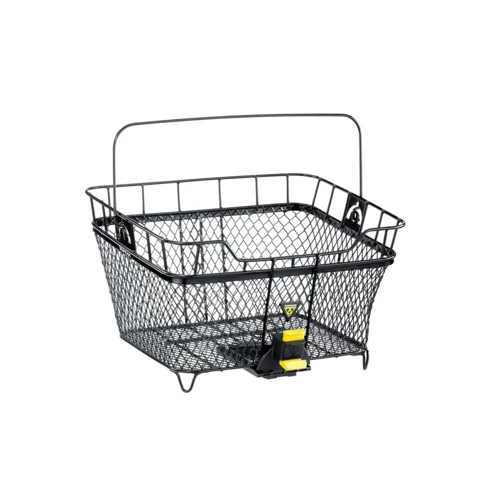 Topeak Rear MTX Basket - Topeak Basket Rear MTX Black Mesh w/ Fixer 6 for MTX Quicktrack System