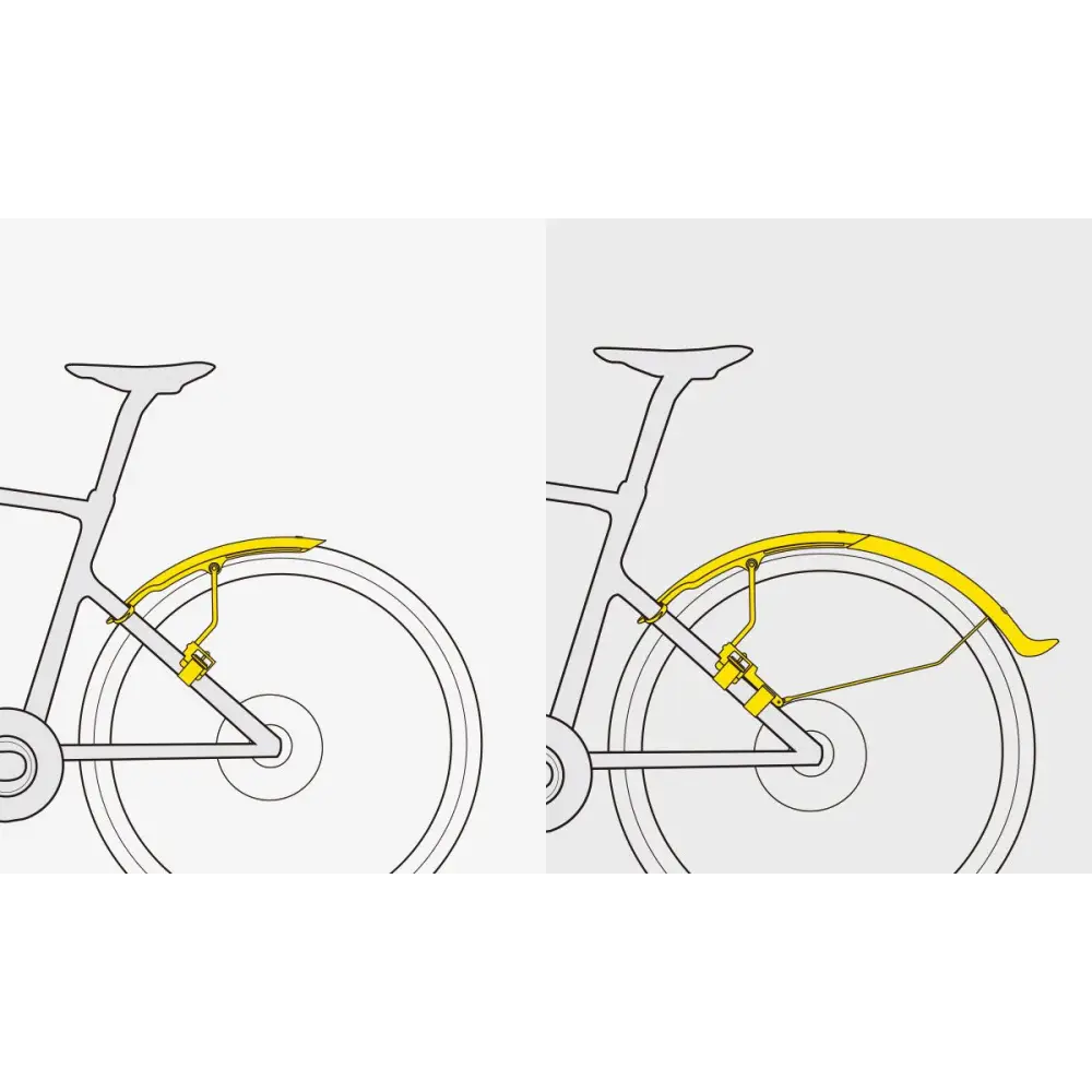 Topeak Tetrafender R2 - Topeak Guard Tetrafender R2 Rear for up to 650c & 700 x 32 Road