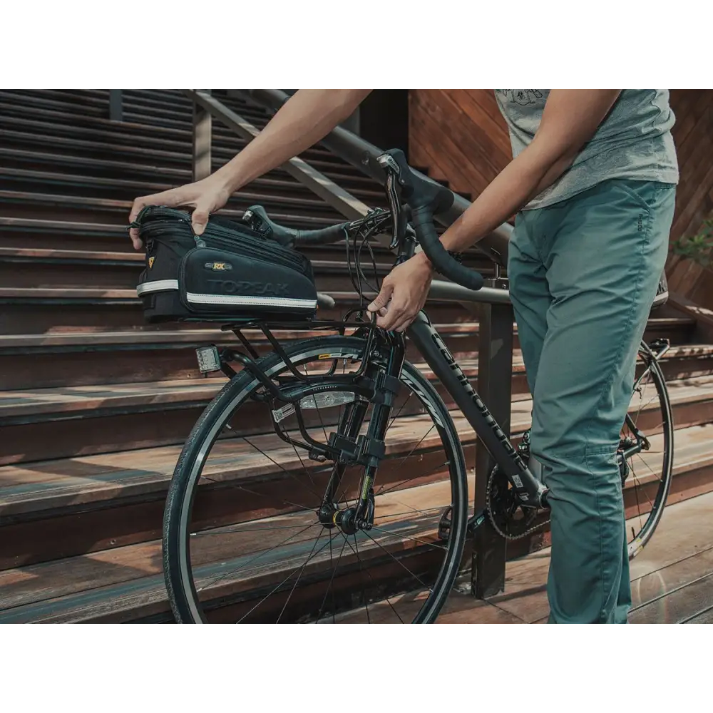 Topeak TetraRack R1 Front - Topeak Rack TetraRack R1 Front Strap mount fork for Gravel/Road Bikes