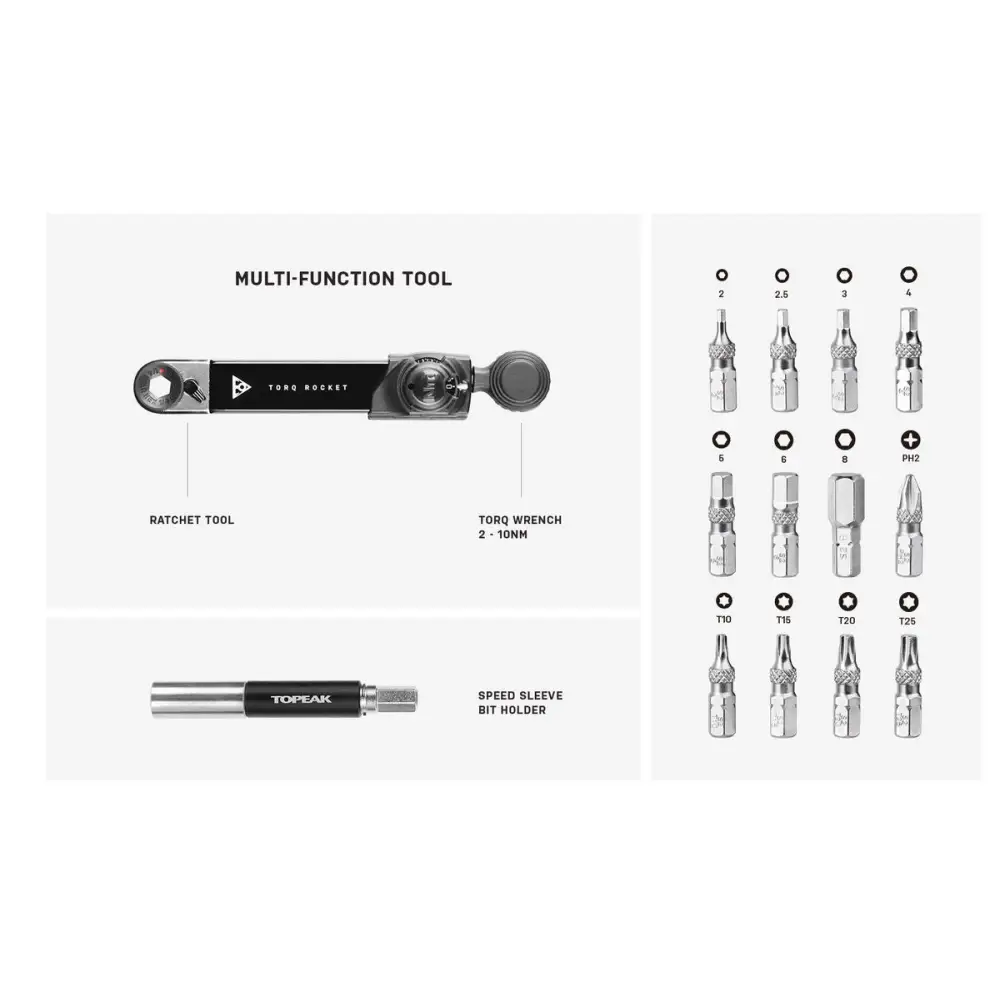 Topeak Torq Rocket Mini EX - Topeak Workshop Tool Torq Rocket Mini EX