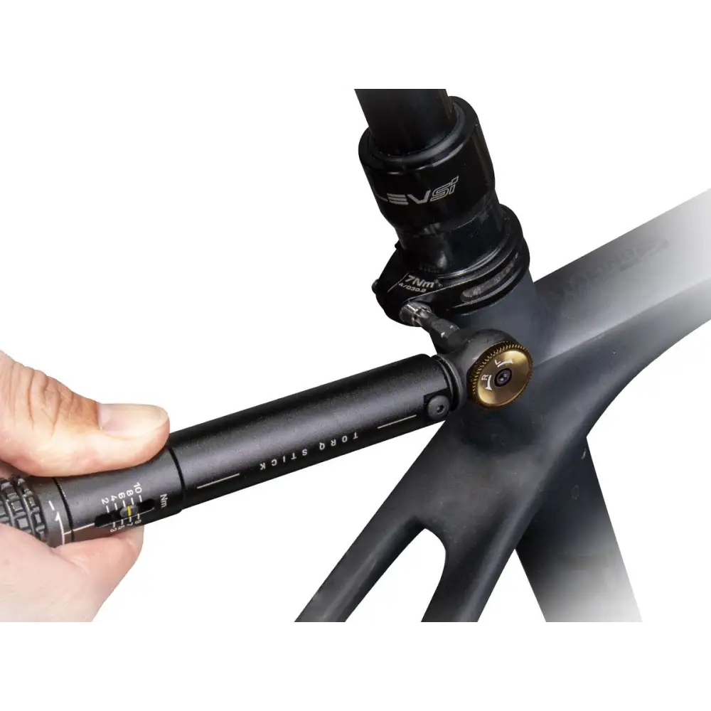 Topeak Torqstick Compact 2 - 10Nm Adjustable - Workshop Tool Torq Stick Mechanical Wrench & 5 Bits