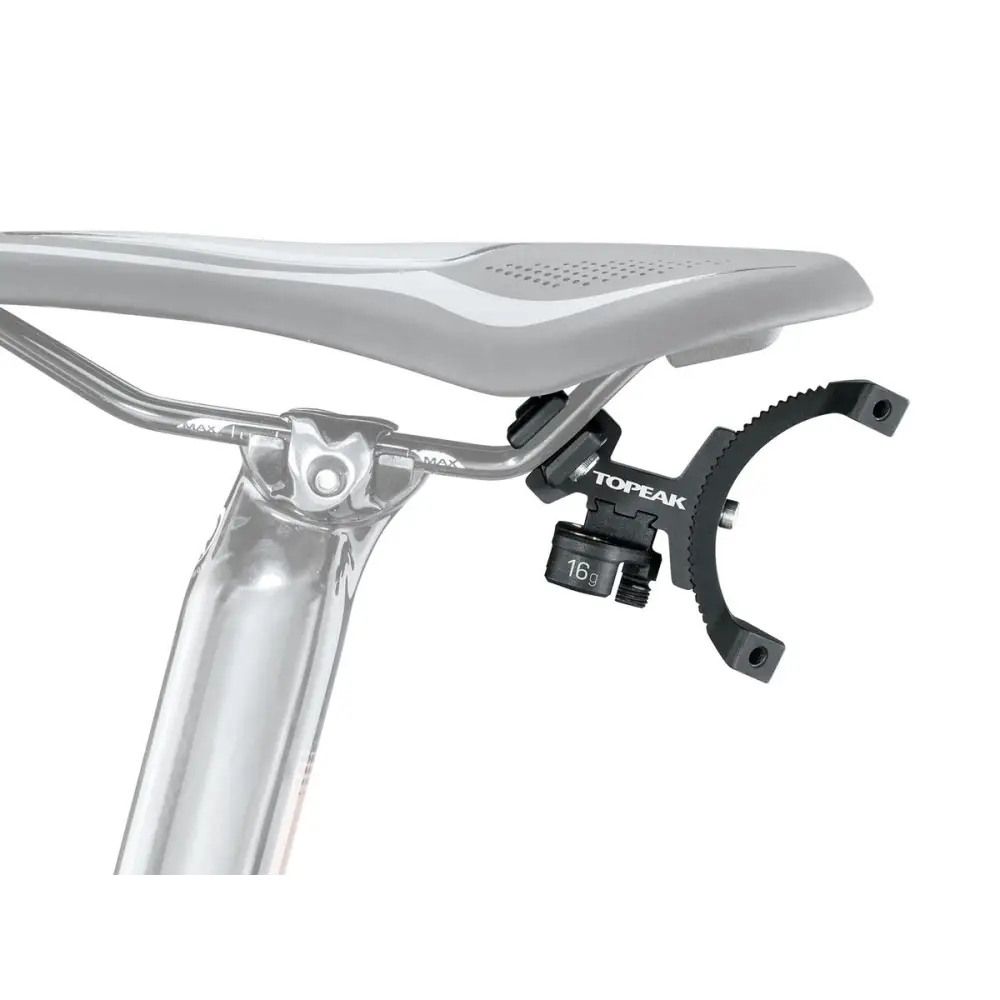 Topeak Tri - Backup Elite Mount - Topeak Tri - Backup Elite Mount for angled rail section
