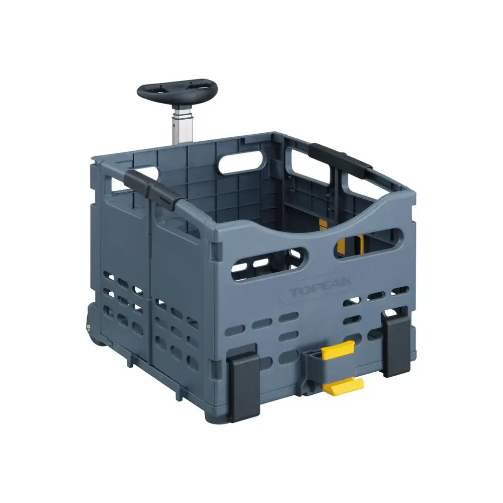 Topeak Trolley Tote Folding MTX Rear Basket - Topeak Basket TrolleyTote Folding MTX Basket for MTX Quicktrack System 25L