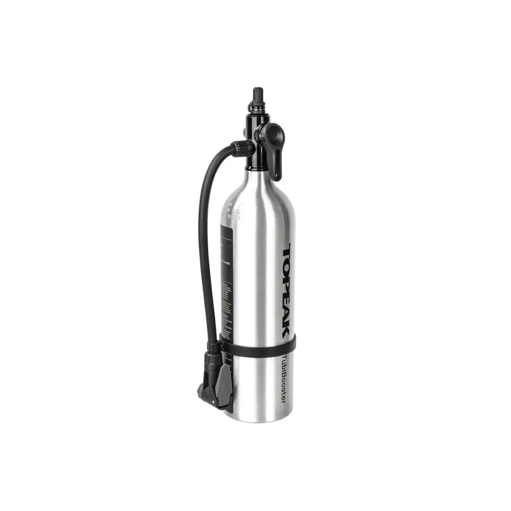 Topeak Tubibooster X - Topeak Tubibooster X Tubeless Tyre Charging Kit & CO2 Inflator Head w/ Hose