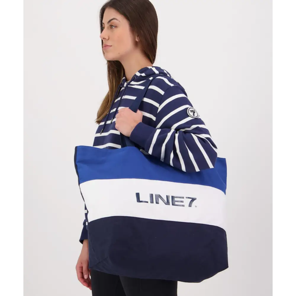 Tote Bag Reef Navy Blue White Line 7