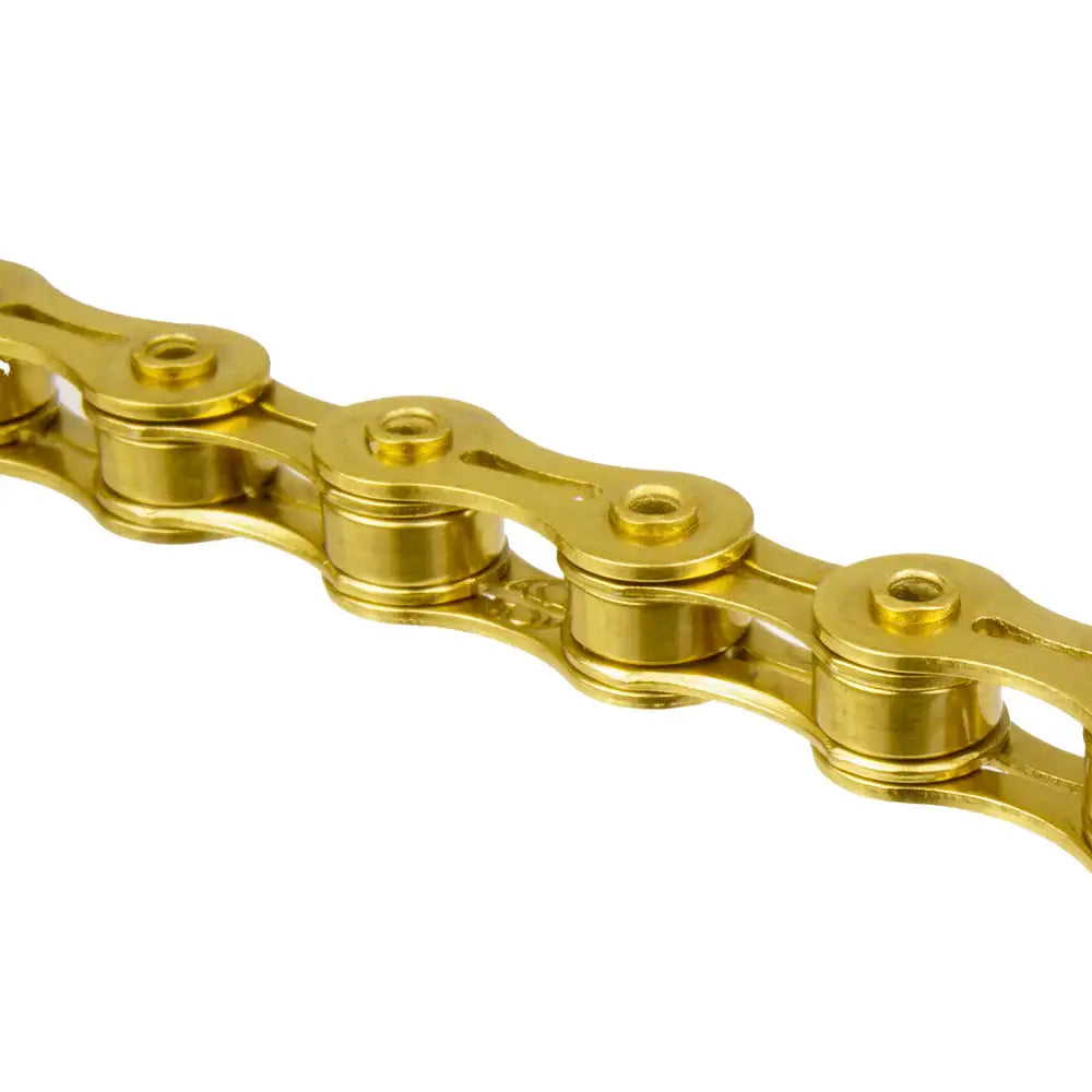 YBN Chain 1 Speed SLA410 - TI Gold - YBN Chain Track Ti Nitrate 1 Speed SLA410 - TI Gold 116L w/ Spring - Clip Link