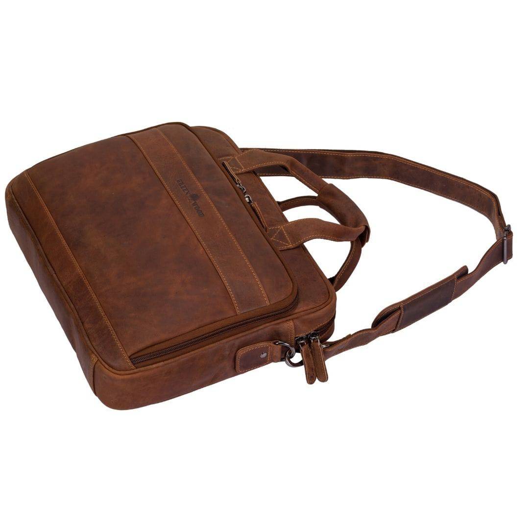 Greenwood Leather AU - The Apollo Briefcase Sandel GW2021SAN