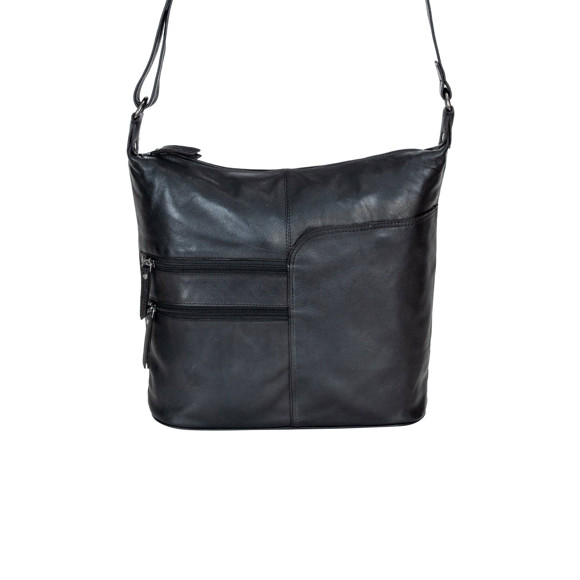 Greenwood Leather AU - Greenwood Leather Shoulder bag Bianca - Black