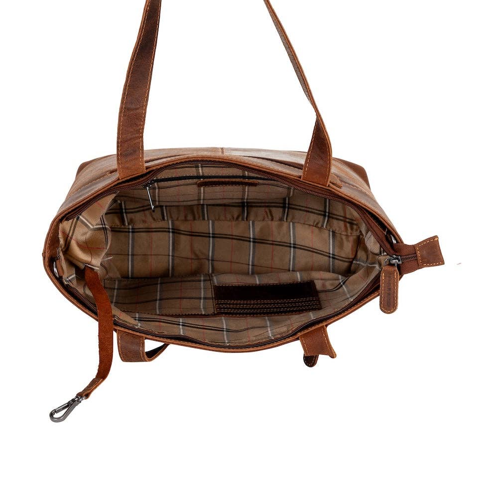 Greenwood Leather AU - Wildera Leather “Rowan” Tote Bag – Premium Full-Grain Leather Shoulder & Crossbody