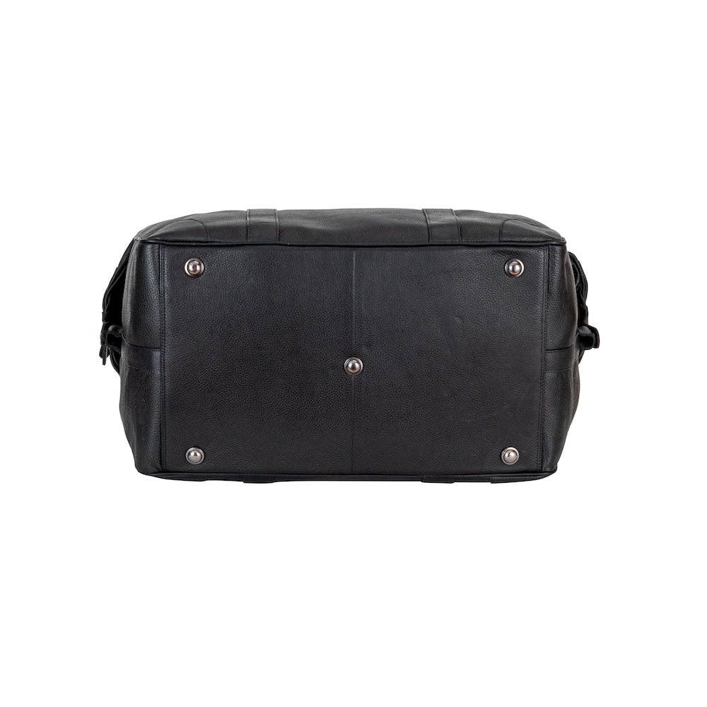 Greenwood Leather AU - Wildera Leather “Pioneer” Weekender Bag – Premium Full-Grain Leather Travel Duffel
