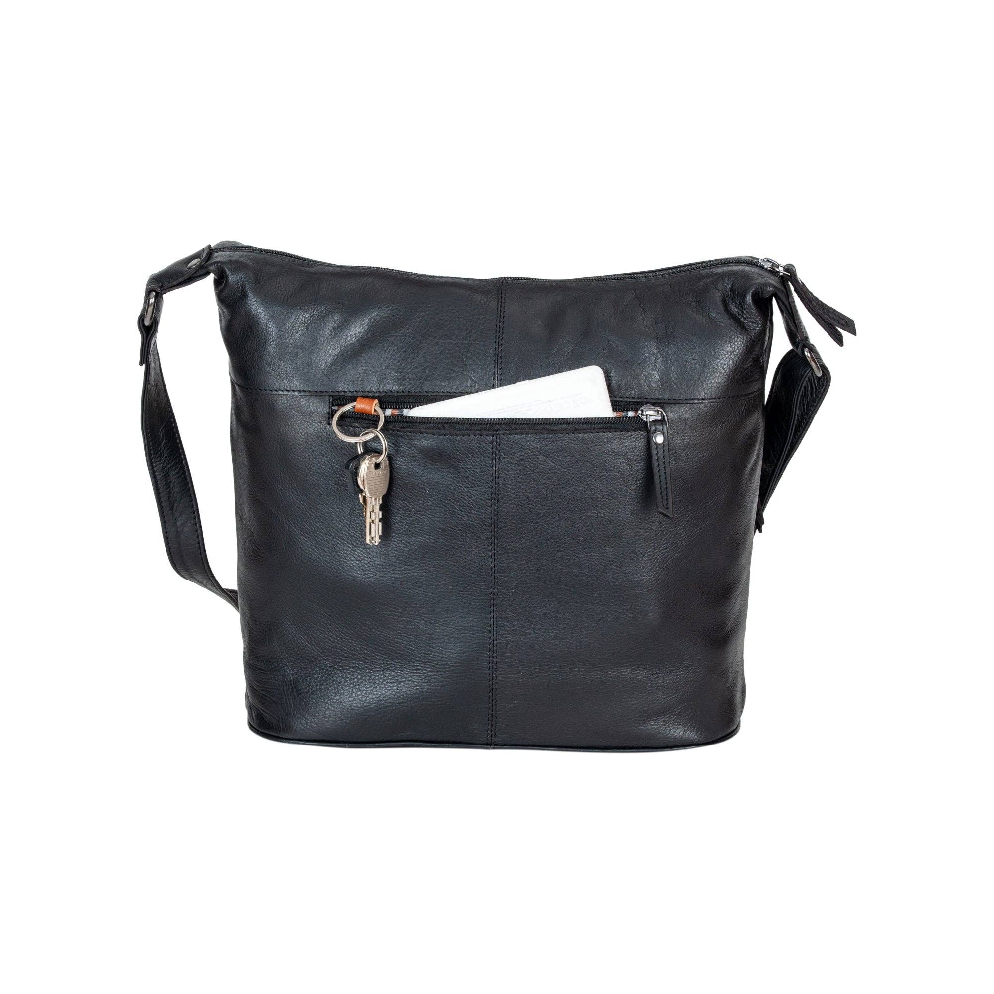 Greenwood Leather AU - Greenwood Leather Shoulder bag Bianca - Black
