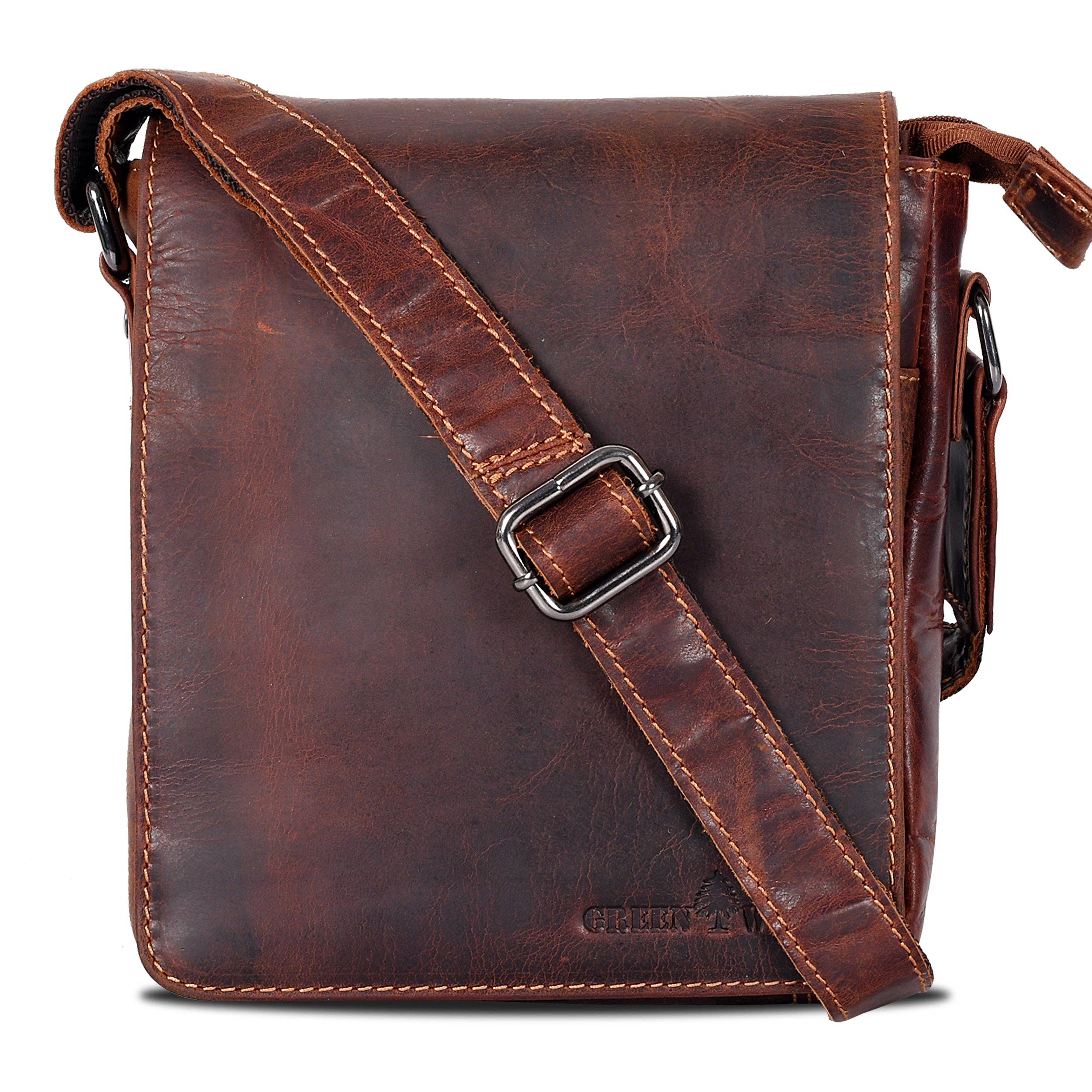 Leather Shoulder Bag Luna - Sandal GW191048SAN