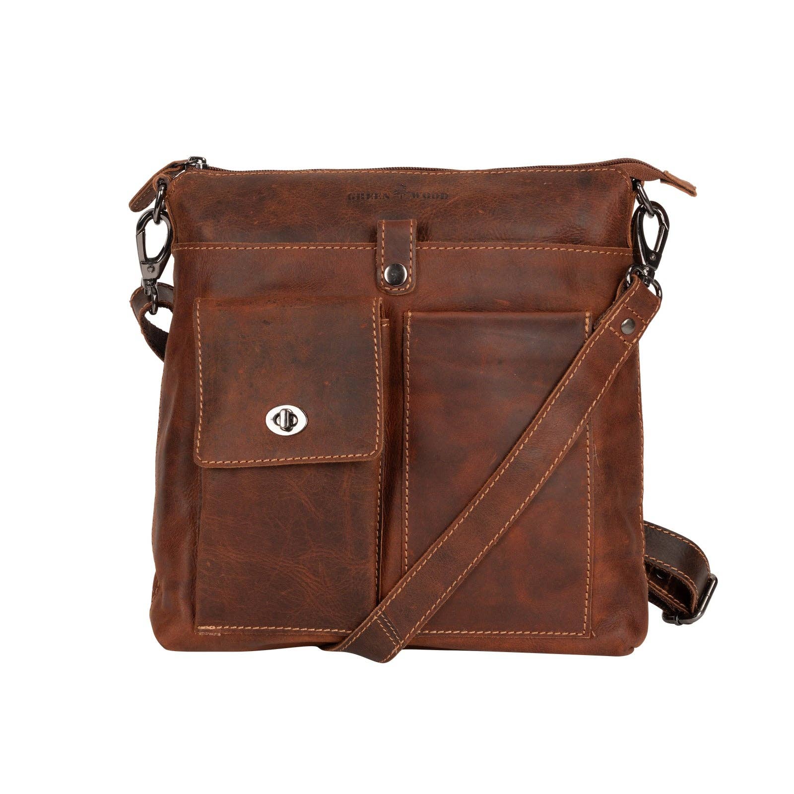 Greenwood Leather AU - Leather Shoulder Bag Tauranga - Sandal LD012SAN