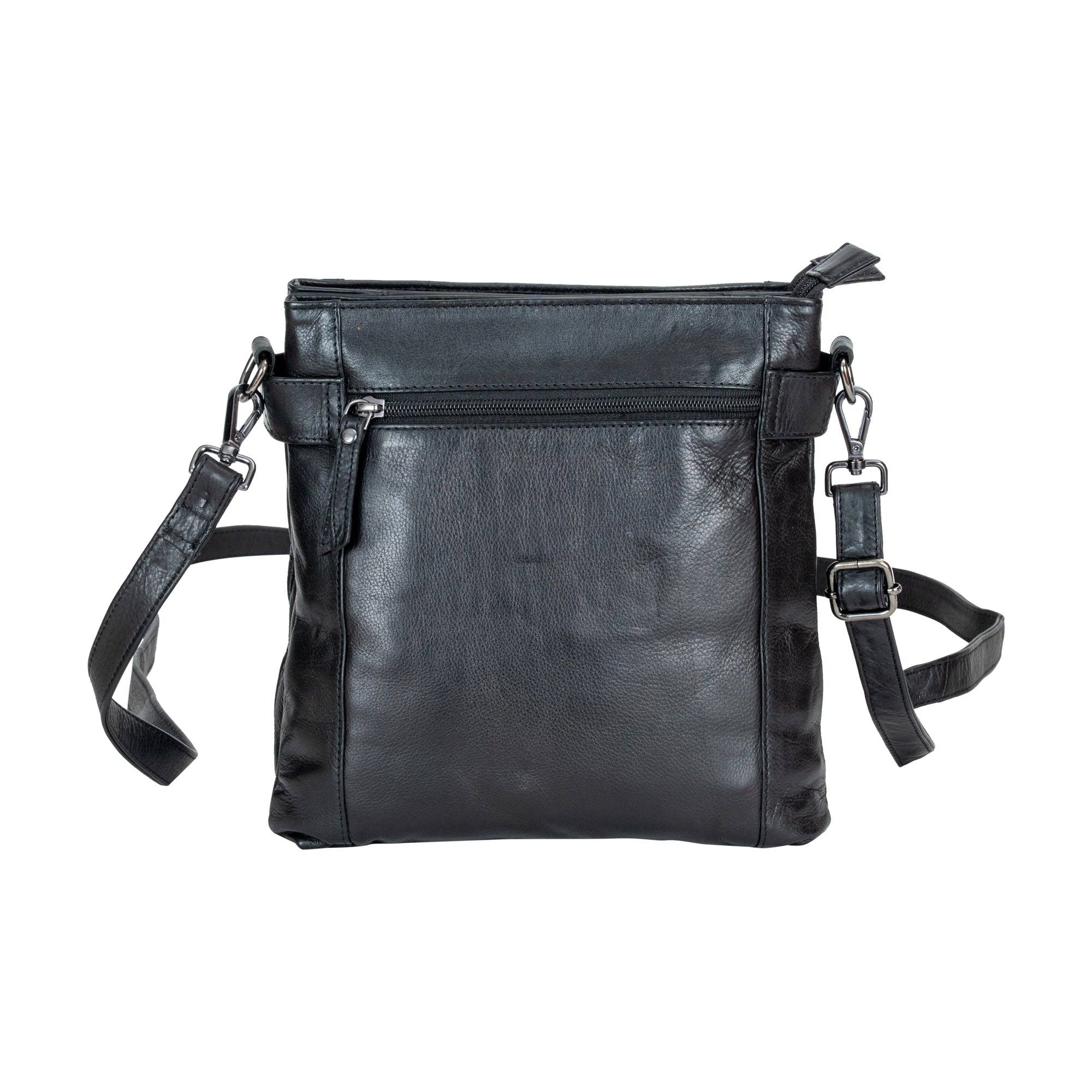Greenwood Leather AU - Leather Shoulder Bag 'Isalie' Black