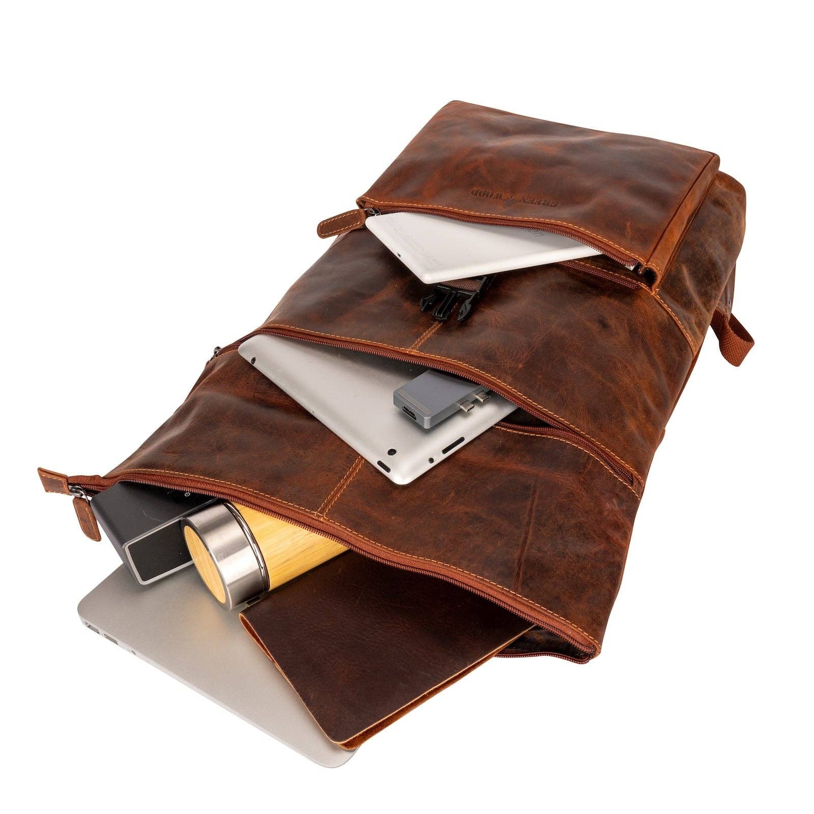 Greenwood Leather AU - Leather Backpack Oscar - Sandal BP014SAN