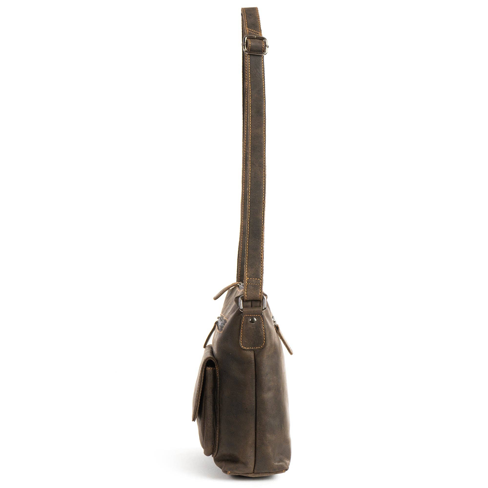 Greenwood Leather AU - Women Shoulder Bag LD004 Brown