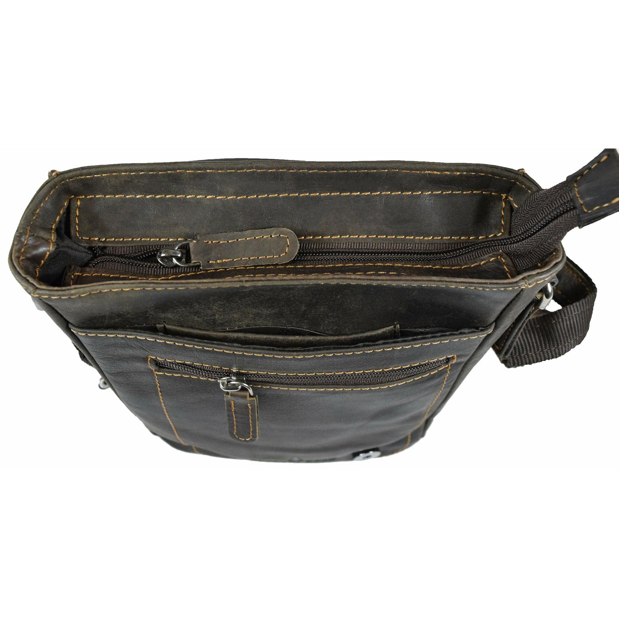 Greenwood Leather AU - Leather Shoulder Bag Brown - Hobart GW834BRN
