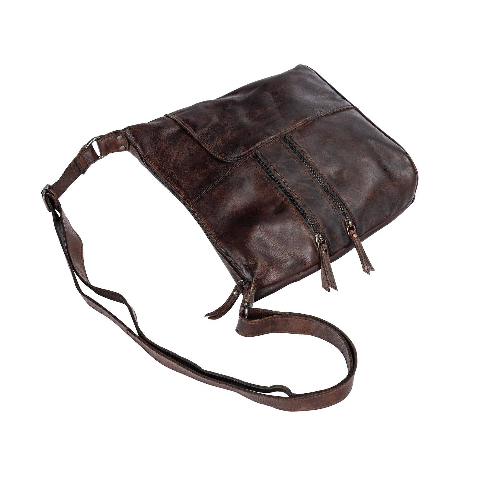 Greenwood Leather AU - Leather Shoulder bag Bianca Brown GW6847BRN