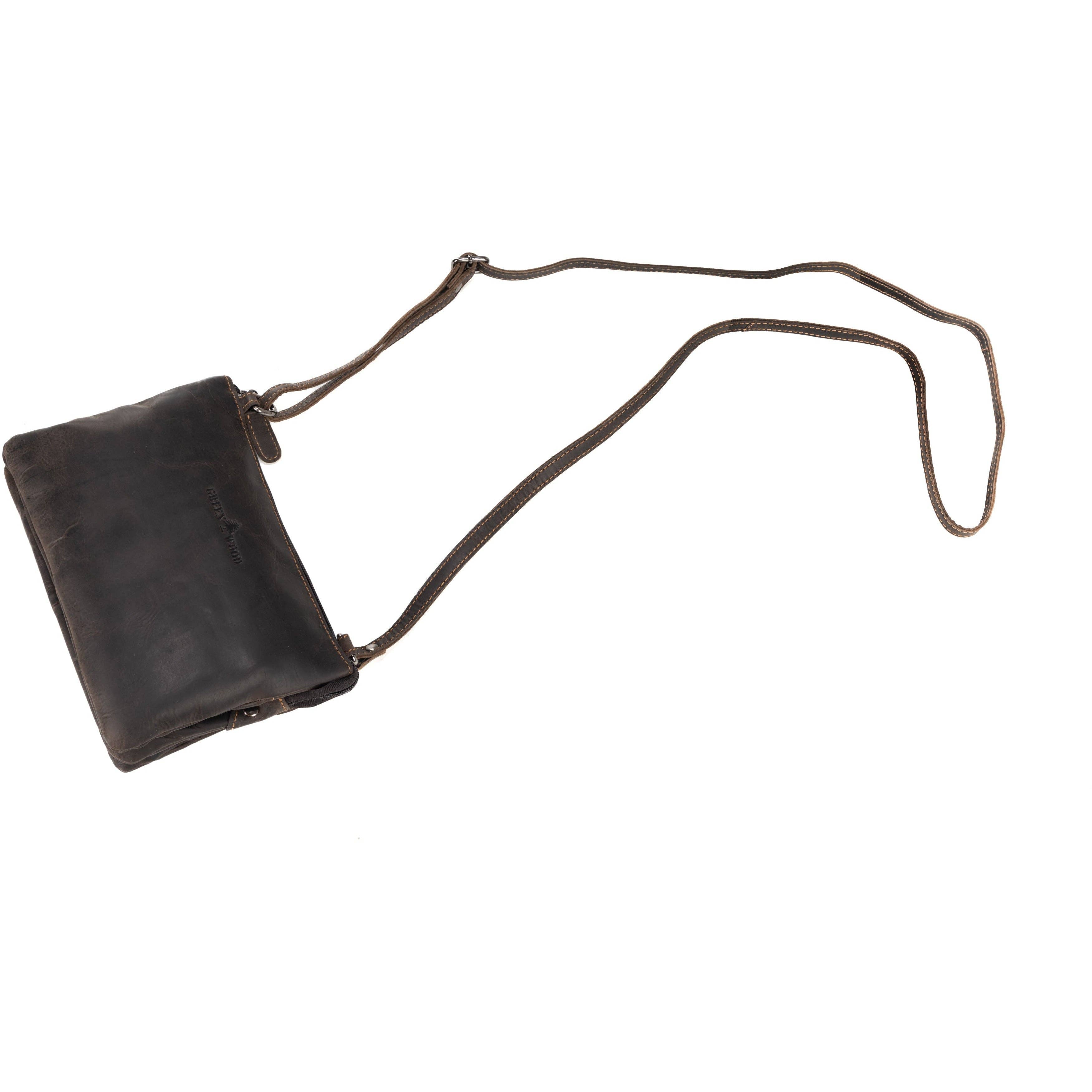 Greenwood Leather AU - Women's Shoulder Bag Hastings Brown GW658846BRN