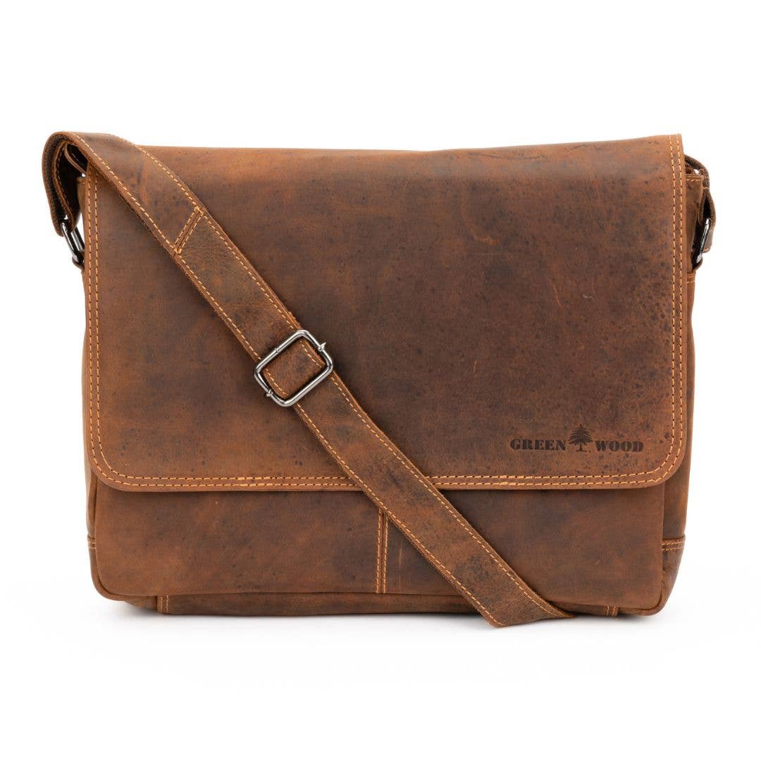 Greenwood Leather AU - Smart Messenger Steven 13" - Sandal GW115SAN