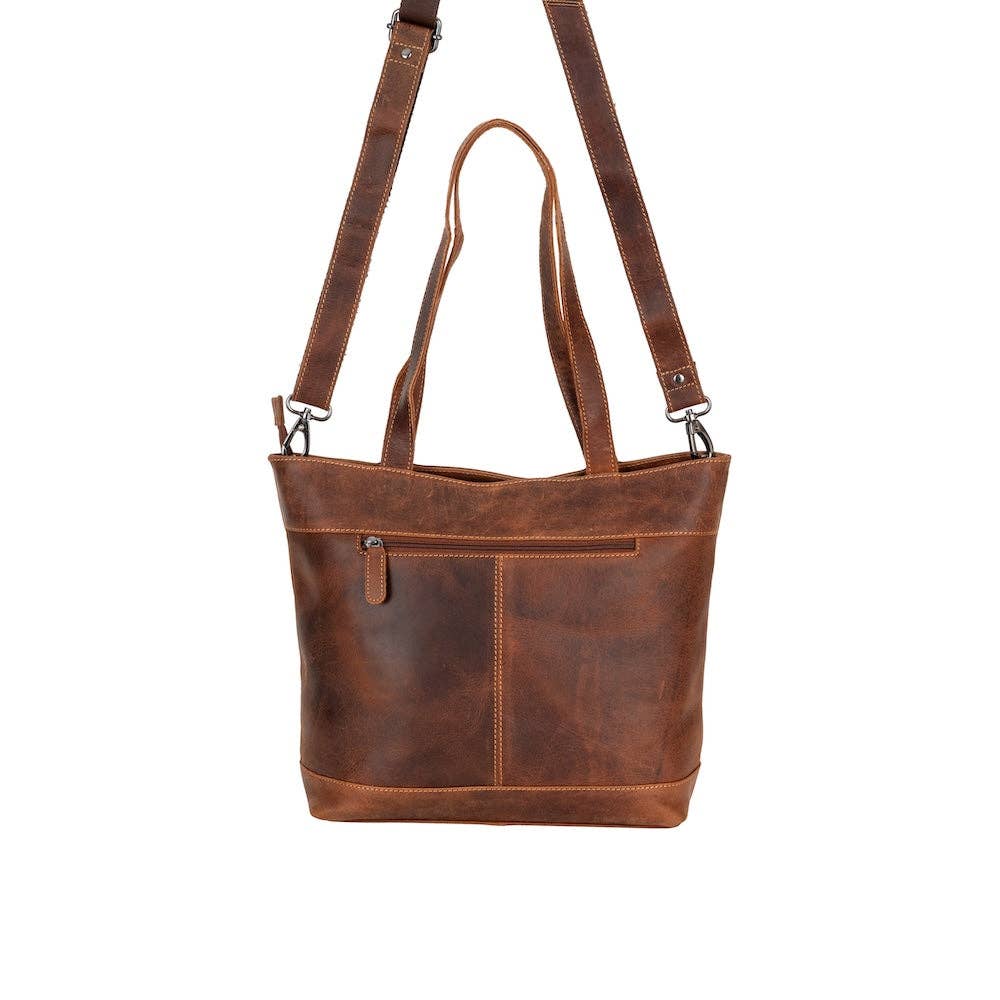 Greenwood Leather AU - Wildera Leather “Rowan” Tote Bag – Premium Full-Grain Leather Shoulder & Crossbody