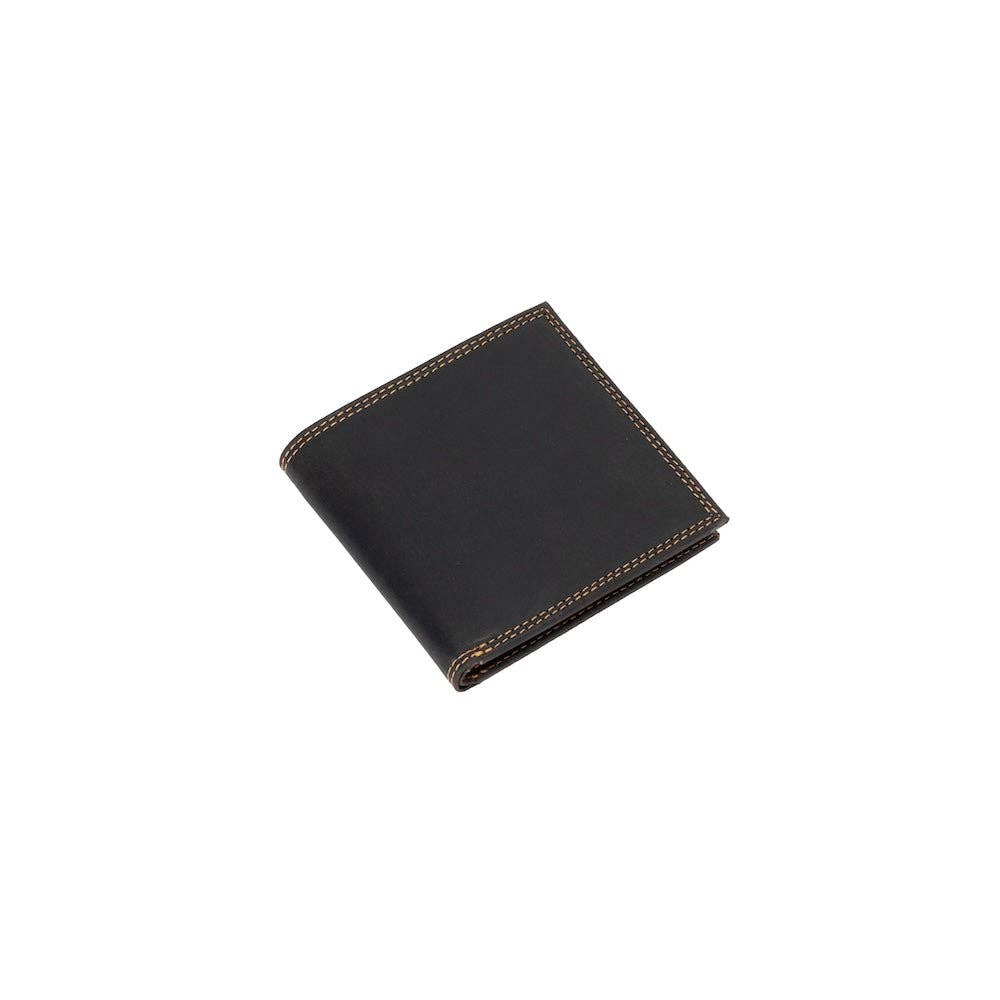 Greenwood Leather AU - Greenwood Leather “Auckland” Men’s Bifold RFID Wallet – Genuine Leather Slim Wallet with Gift Box