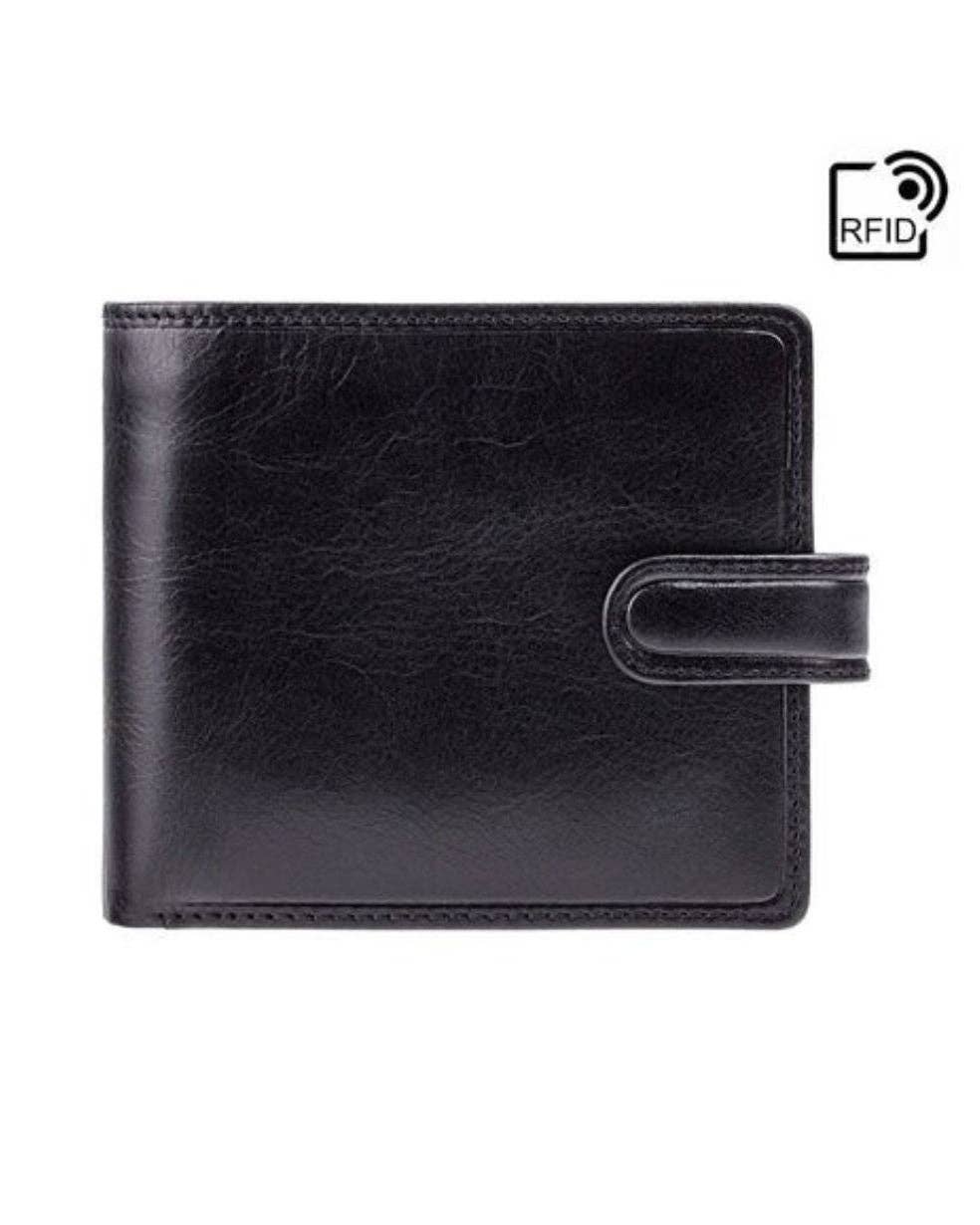 Greenwood Leather AU - Greenwood Heritage Collection Men's RFID Leather Bifold Wallet – Black