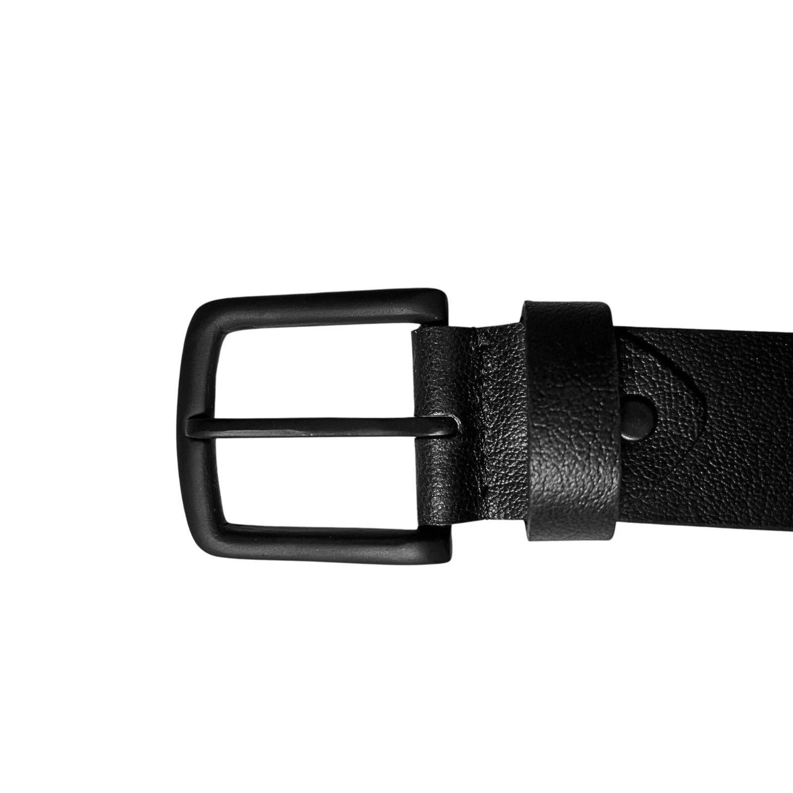 Greenwood Leather AU - Leather Belt Black with Black Buckle