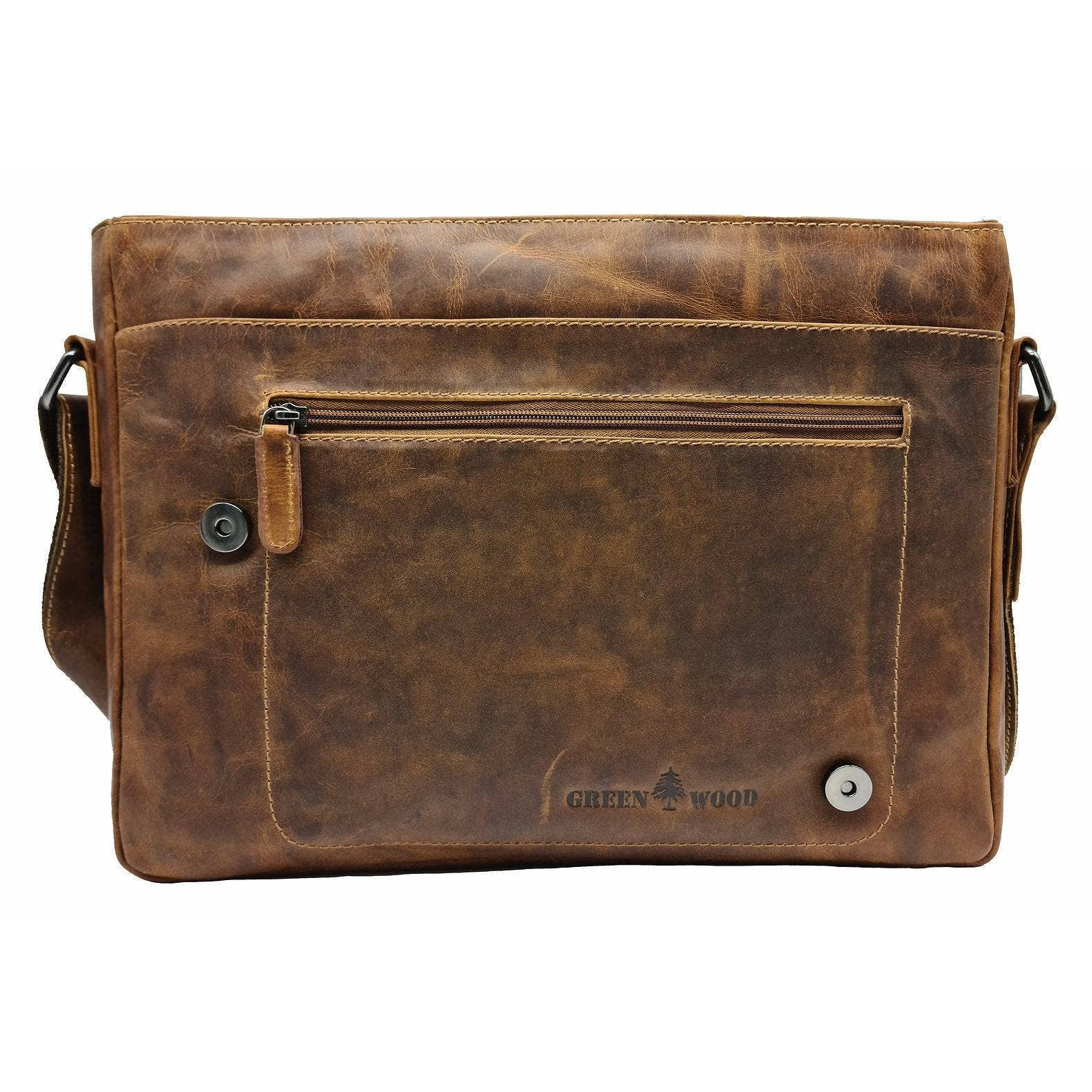 Greenwood Leather AU - Leather Shoulder Bag - Martin Camel GW837CAM