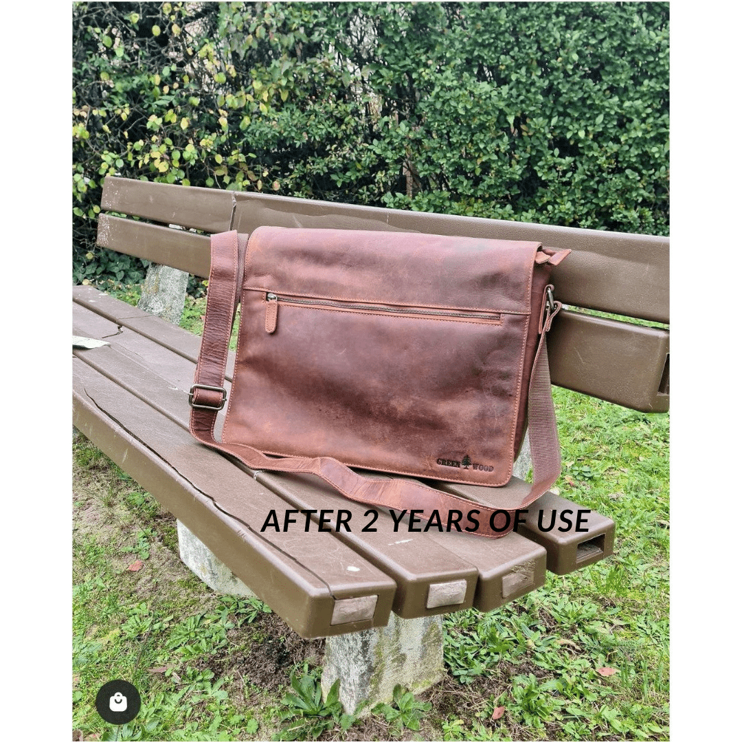 Greenwood Leather AU - Leather Laptop Bag Richard Sandal GW835SAN