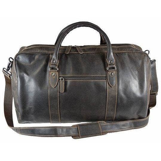 Greenwood Leather AU - Leather Weekend Travel Bag Wilson - Brown GW12795BRN