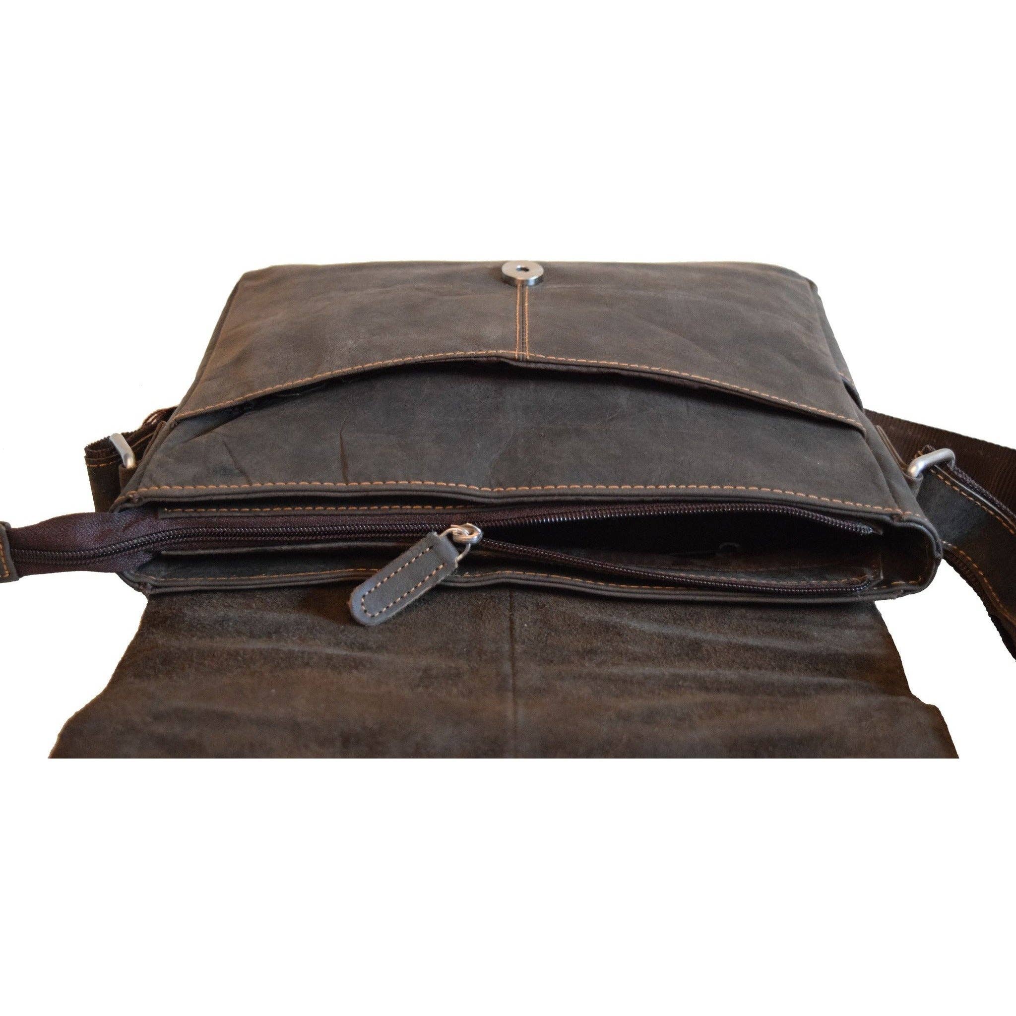 Greenwood Leather AU - Smart Messenger Steven 13" - Brown GW115BRN