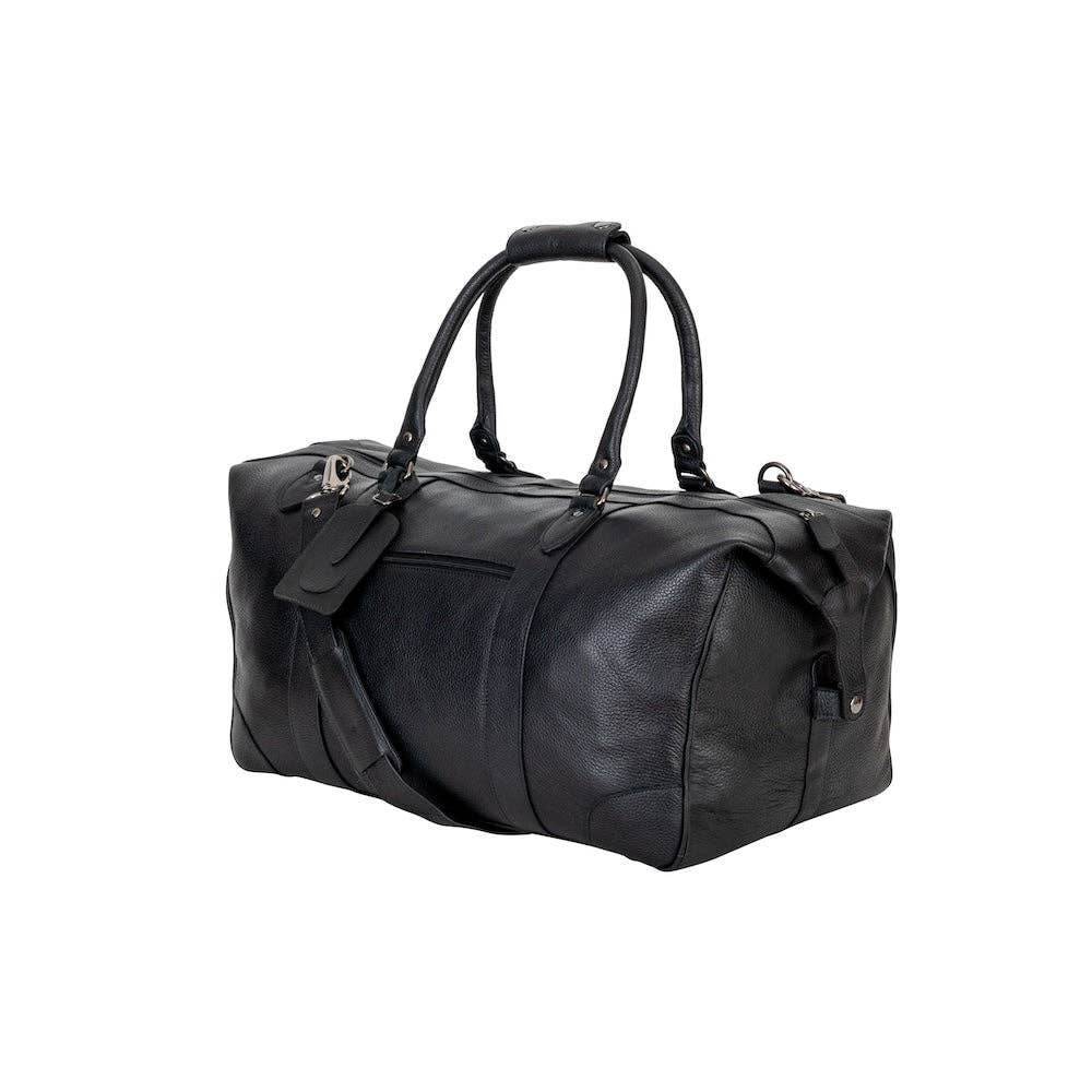 Greenwood Leather AU - Wildera Leather “Pioneer” Weekender Bag – Premium Full-Grain Leather Travel Duffel
