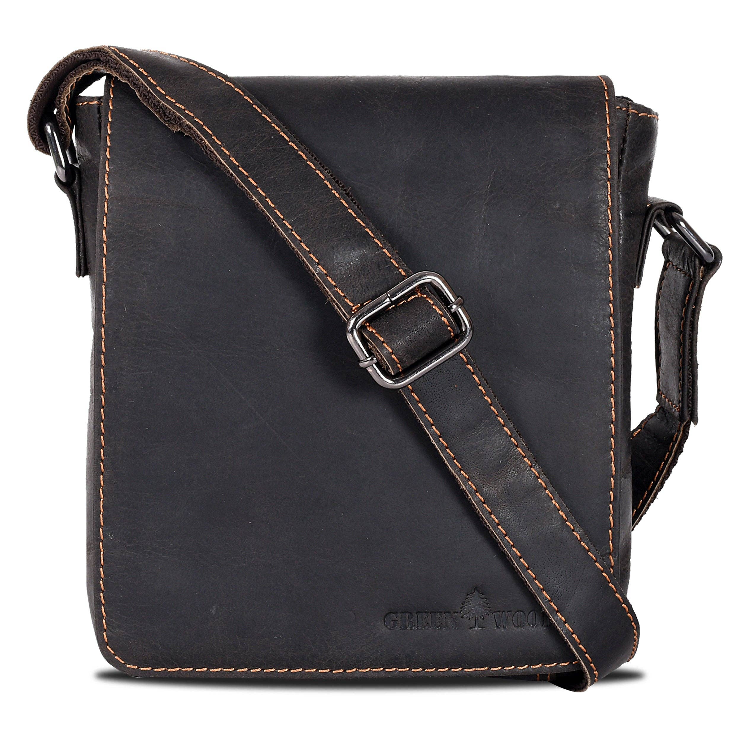 Greenwood Leather AU - Leather Shoulder Bag Luna - Brown GW191048BRN