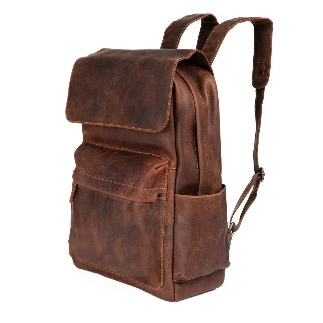 Leather Vintage Backpack Scott - Unisex Sandal GW6809SAN