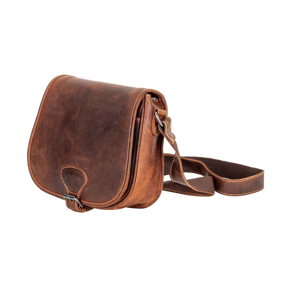 Greenwood Leather AU - Wildera Leather “Lennon” Crossbody Bag – Full-Grain Leather Shoulder Bag