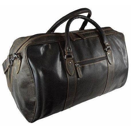 Greenwood Leather AU - Leather Weekend Travel Bag Wilson - Brown GW12795BRN