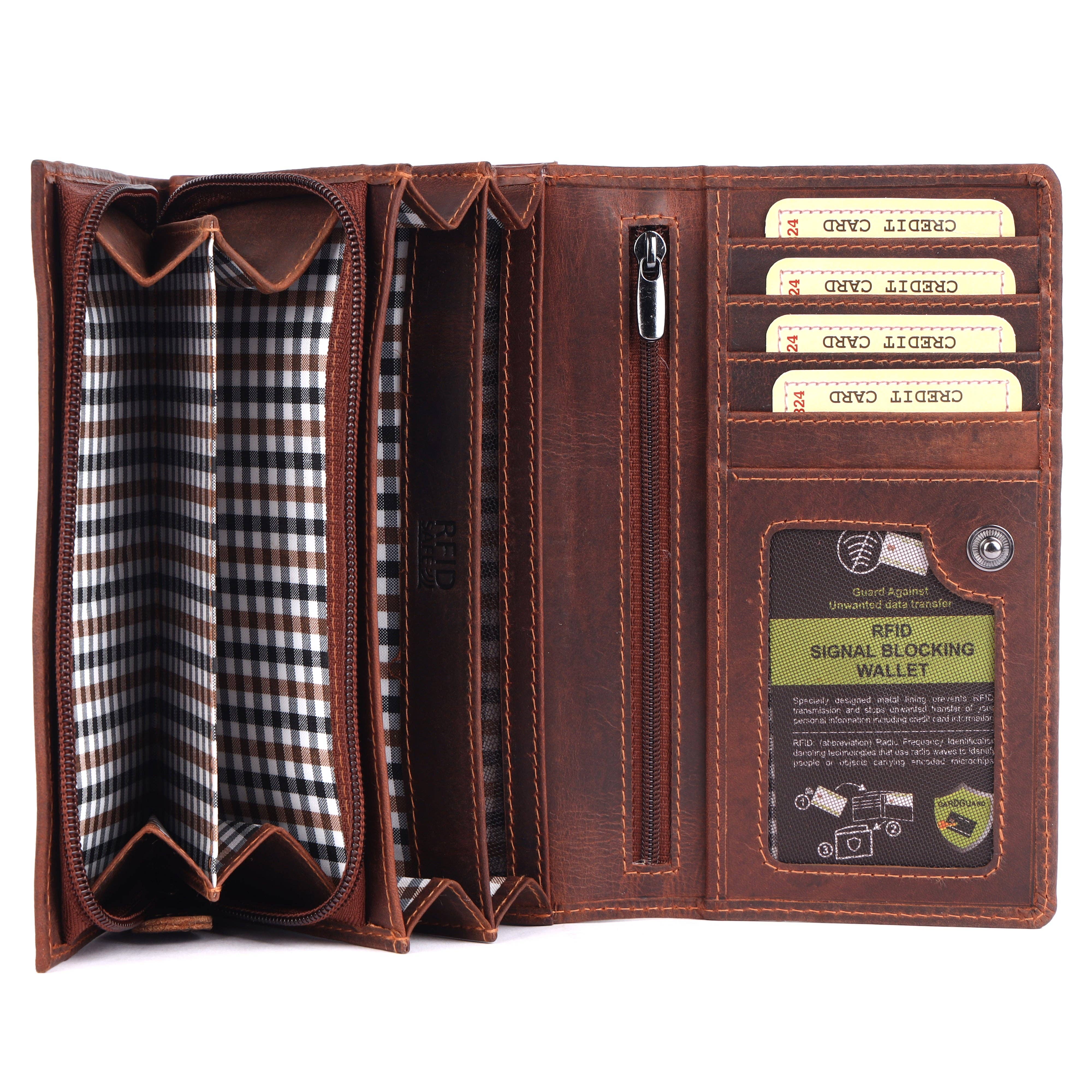Greenwood Leather AU - Greenwood Leather Brighton Travel Organiser Wallet