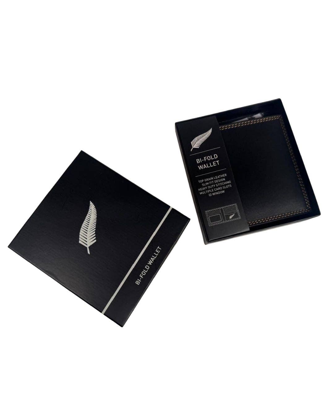 Greenwood Leather AU - Greenwood Leather “Auckland” Men’s Bifold RFID Wallet – Genuine Leather Slim Wallet with Gift Box