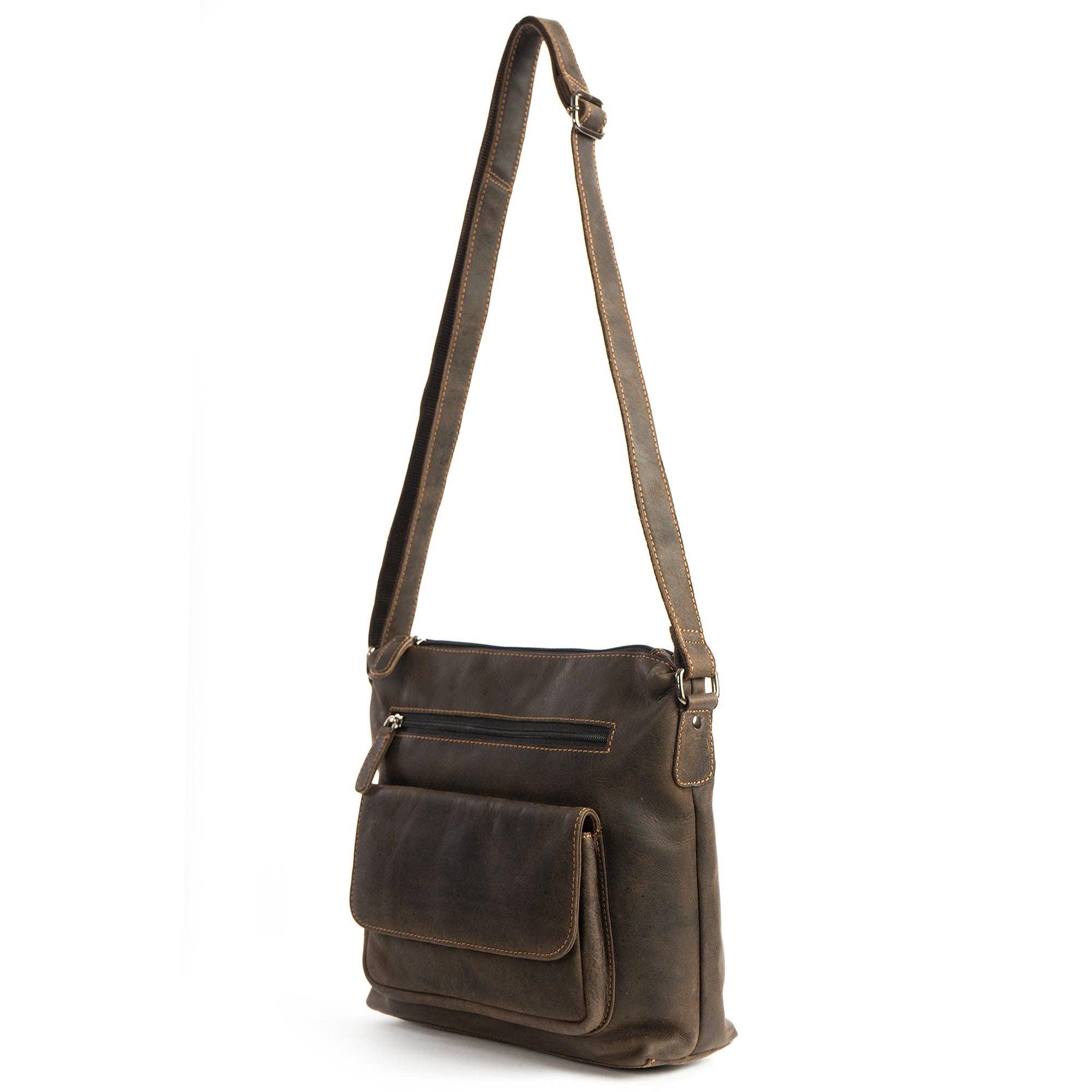 Greenwood Leather AU - Women Shoulder Bag LD004 Brown