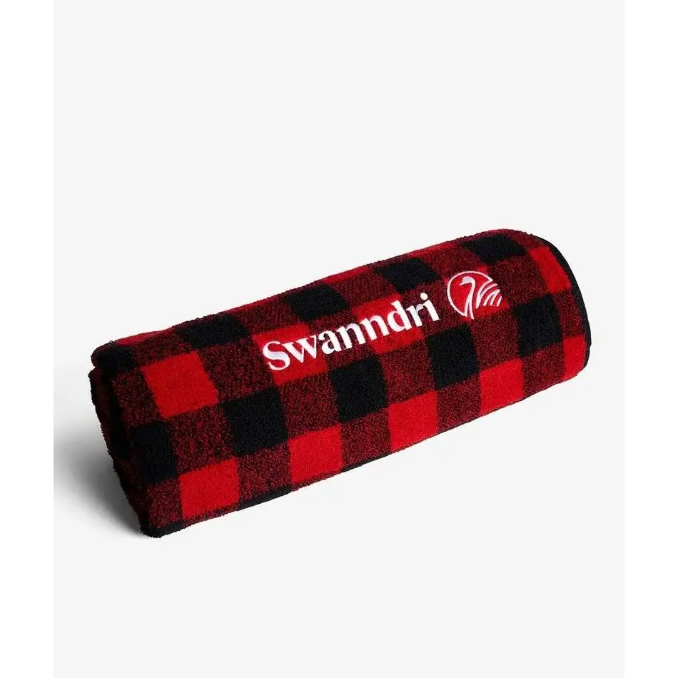 Beach Towel - ONE SIZE / RED/BLACK CHECK - GIFTWARE