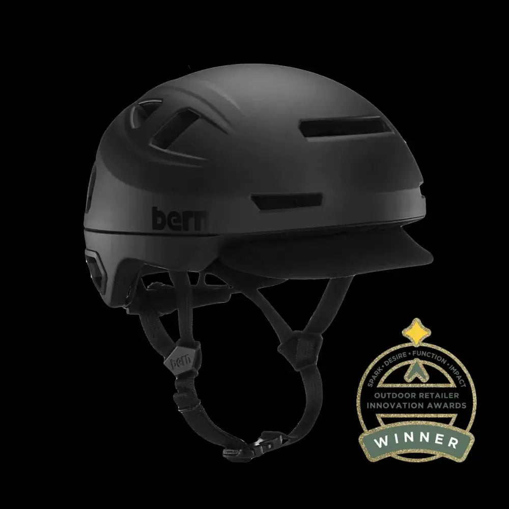 Bern Hudson MIPS Matte Black - Bern Helmet Hudson MIPS Matte Black – Large