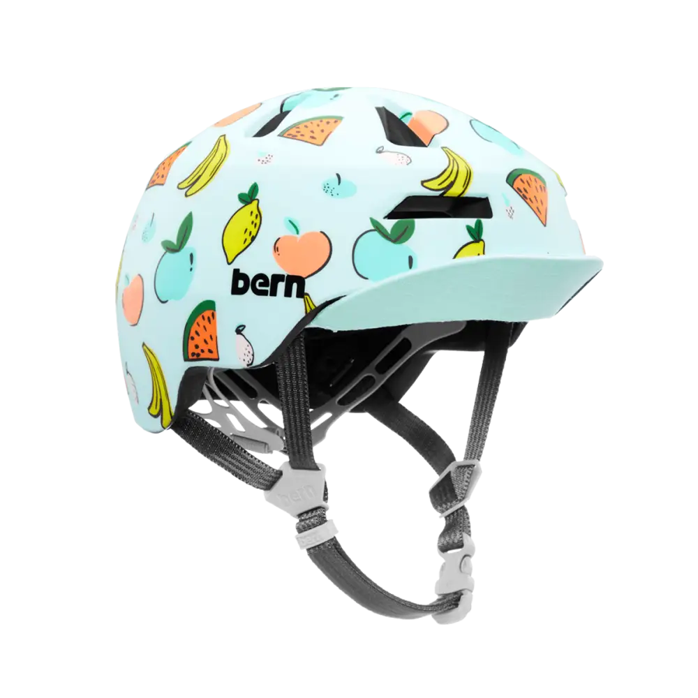 Bern Nino 2.0 Matte Fun Fruits - Bern Helmet Youth Nino 2.0 Matte Fun Fruits - Medium