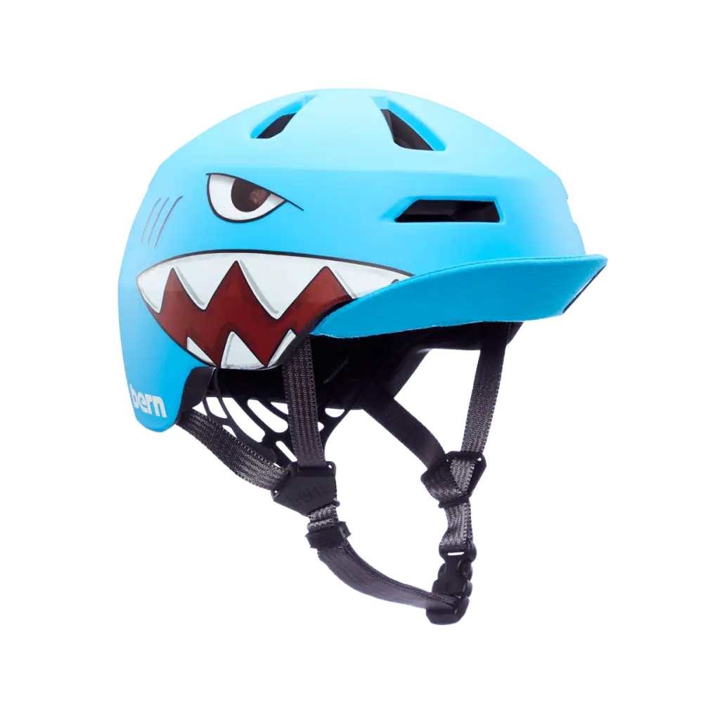 Bern Nino 2.0 Matte Shark Bite - Bern Helmet Youth Nino 2.0 Matte Shark Bite - Medium