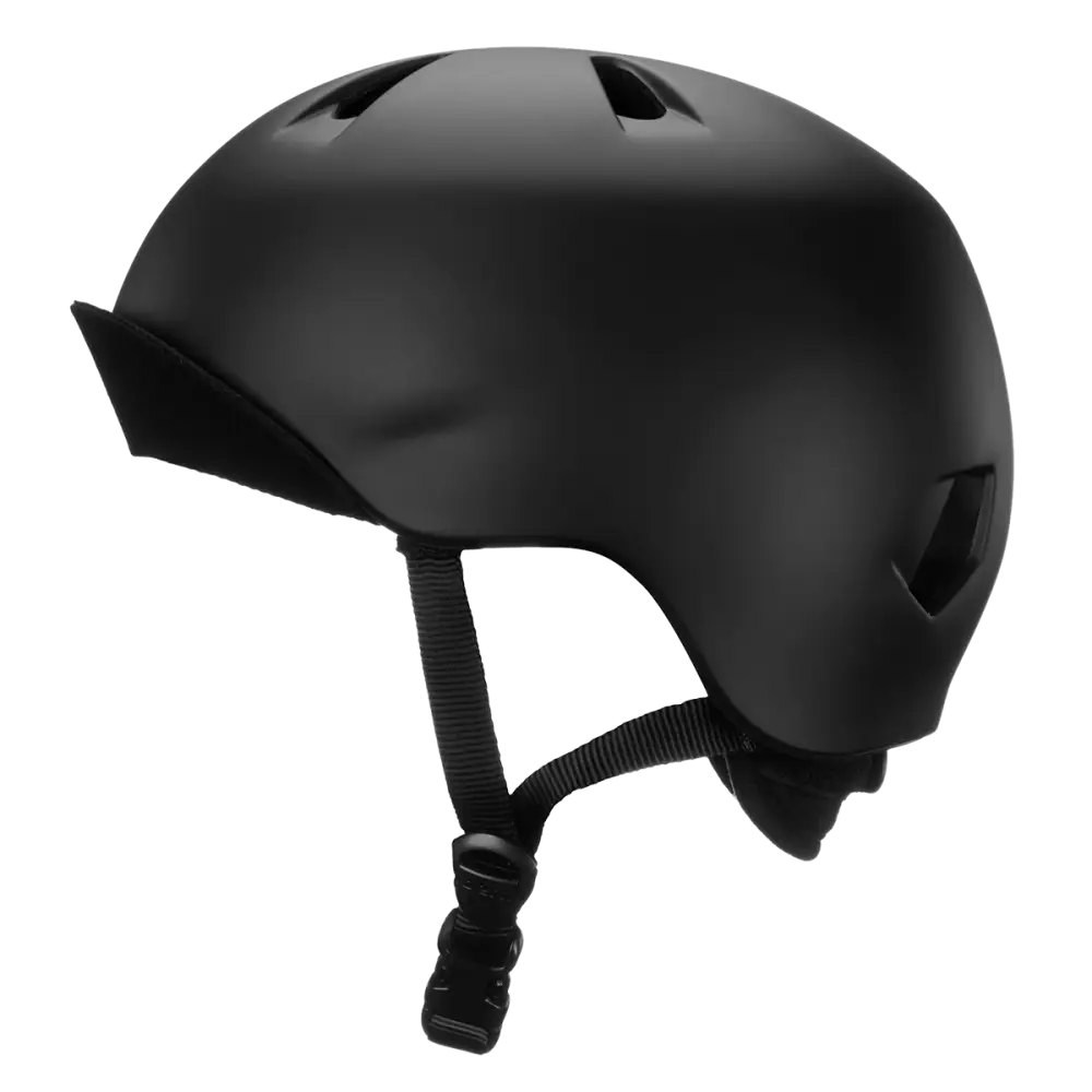 Bern Nino Matte Black w/ Flip Visor - Bern Helmet Nino Matte Black w/ Flip Visor - XS/S