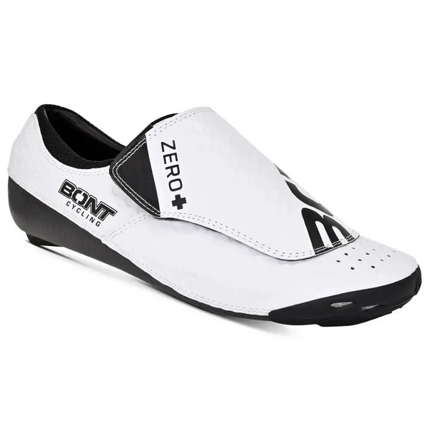Bont Zero+ Track Cycling Shoes in Laced Matte White - Wide