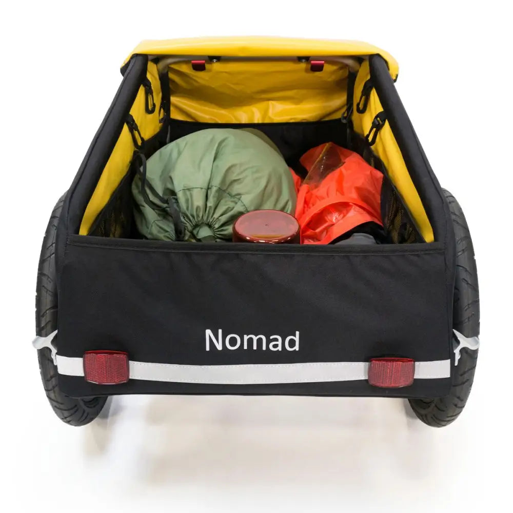 Burley Nomad Luggage Trailer - Burley Trailer Nomad Luggage Black/Yellow