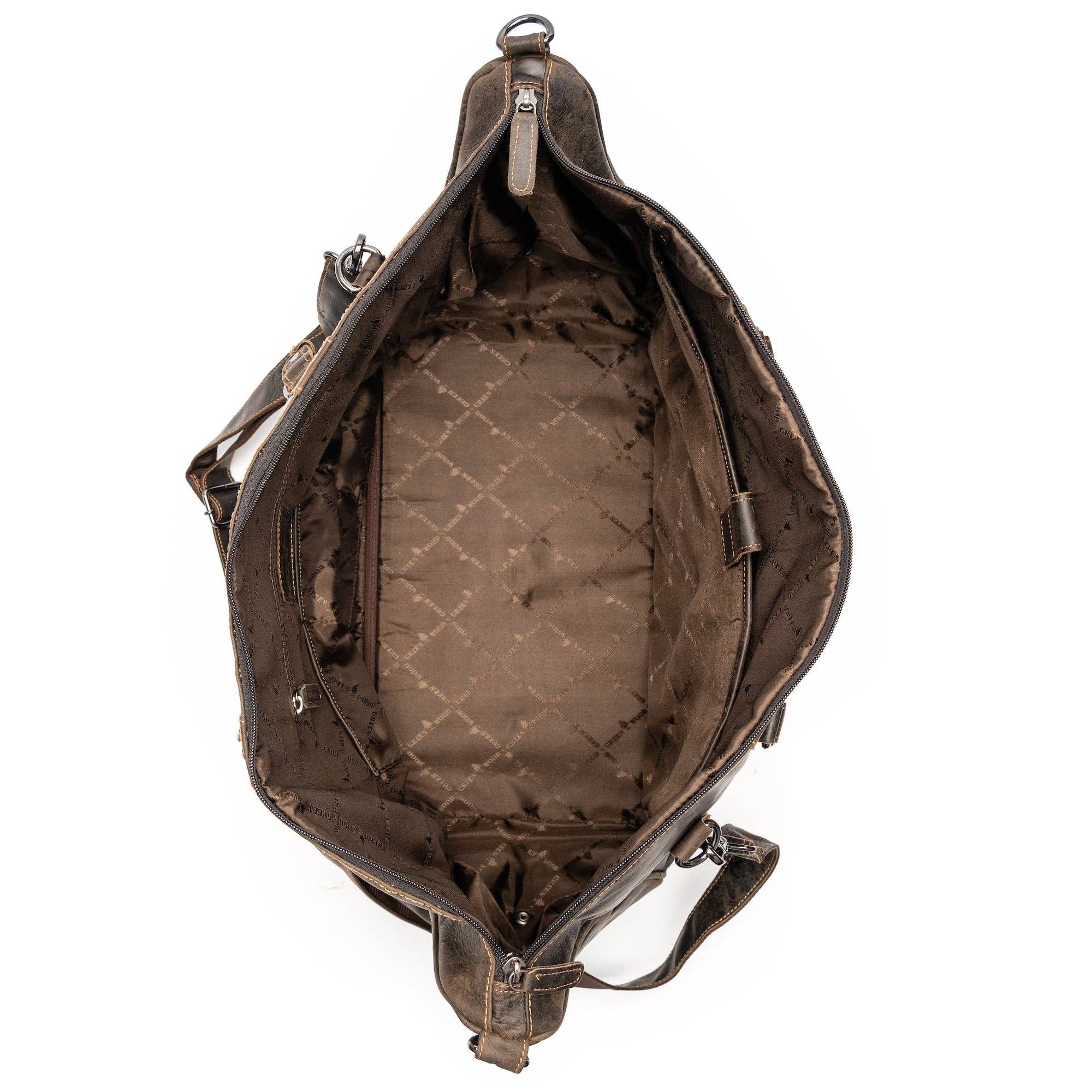 THE WEEKENDER DUFFLE BAG - BROWN GW12797BRN